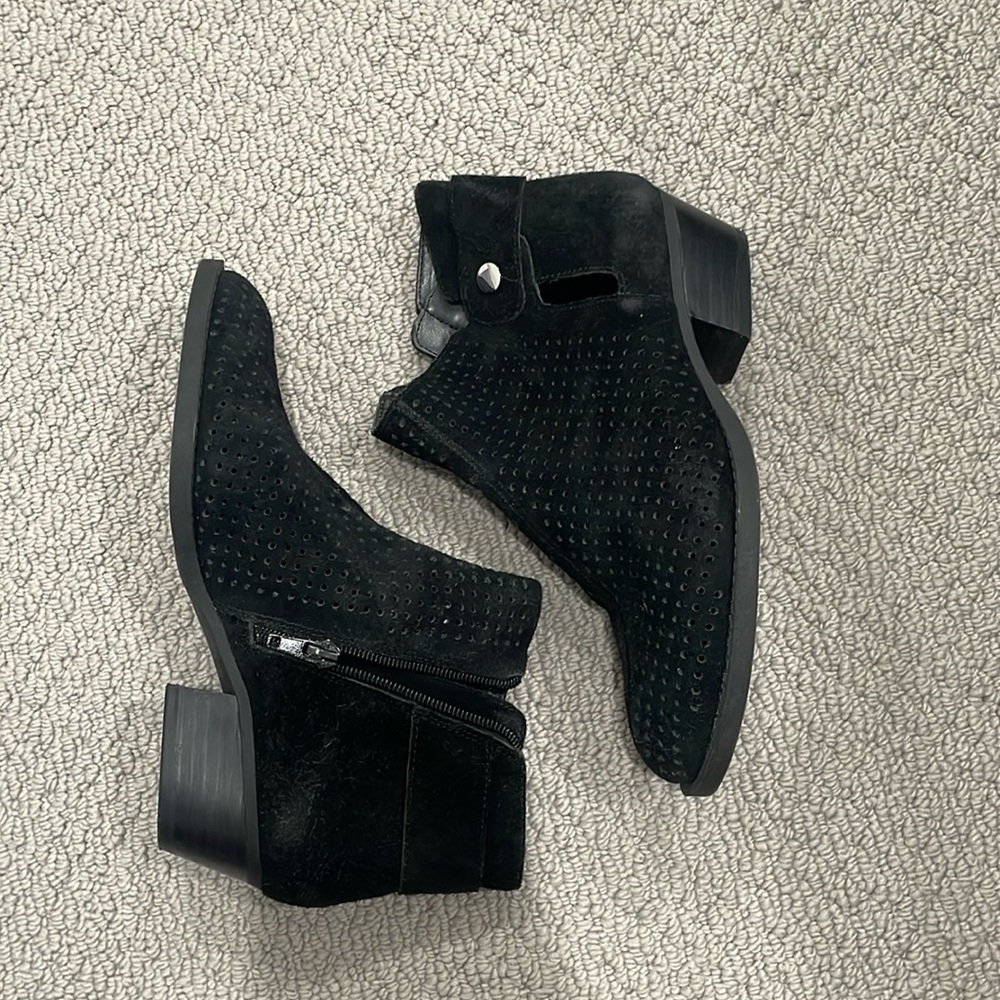 cute black booties